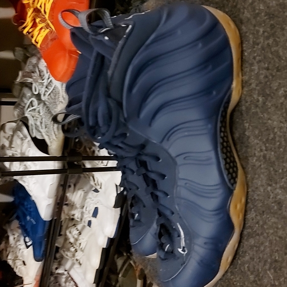 Nike Foamposite One Navy Gum - Picture 3 of 6